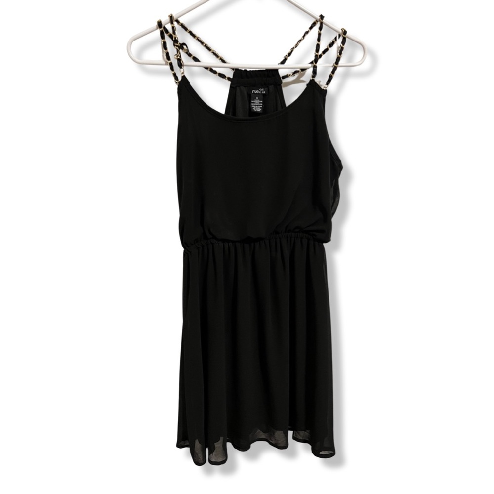 Simple little black dress. This was a great dressy but casual piece!